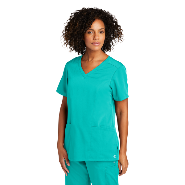 Wink® Premiere Flex™ V-Neck Ladies' Scrub Top