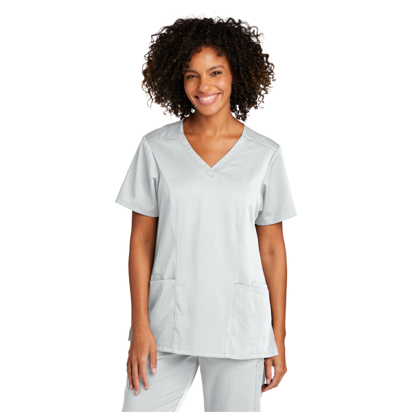 Wink® Premiere Flex™ V-Neck Ladies' Scrub Top