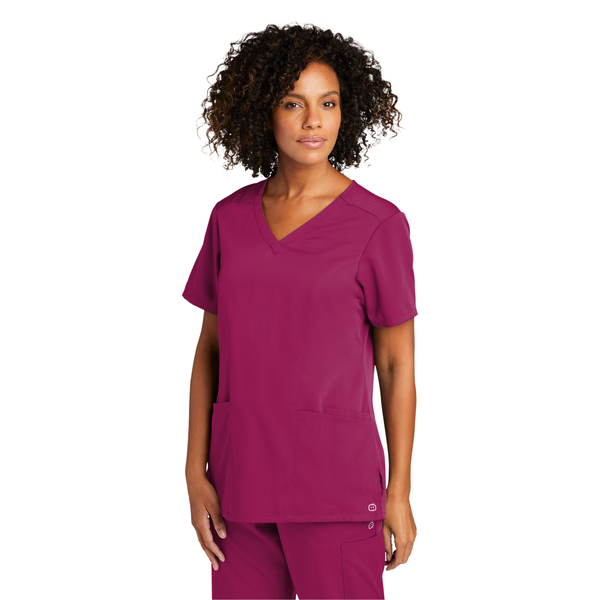 Wink® Premiere Flex™ V-Neck Ladies' Scrub Top