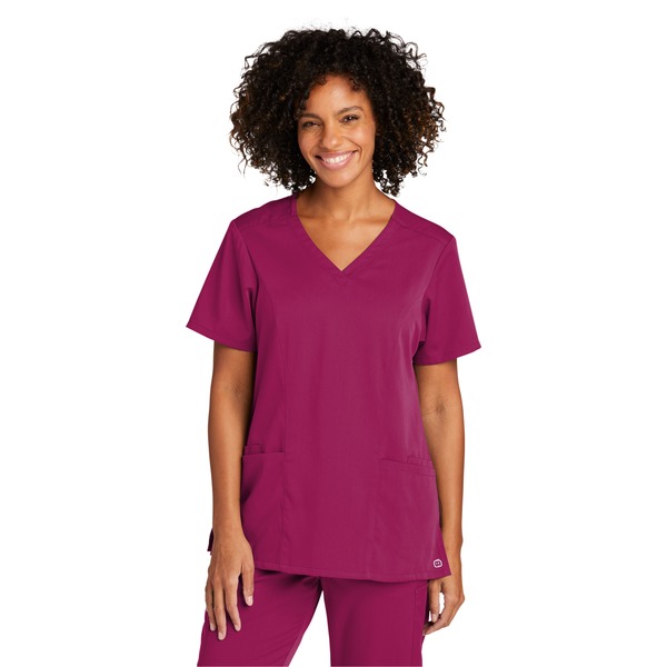 Wink® Premiere Flex™ V-Neck Ladies' Scrub Top