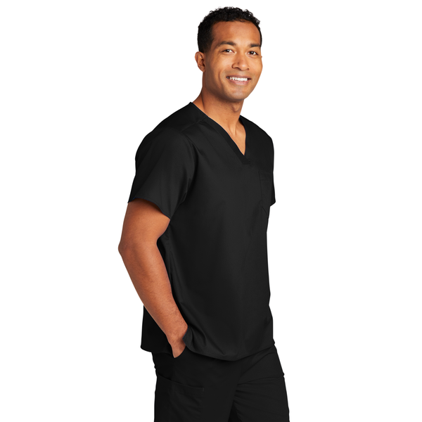 Wink® WorkFlex™ Chest Pocket V-Neck Unisex Top