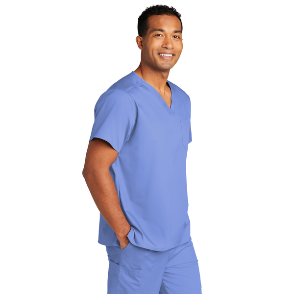 Wink® WorkFlex™ Chest Pocket V-Neck Unisex Top