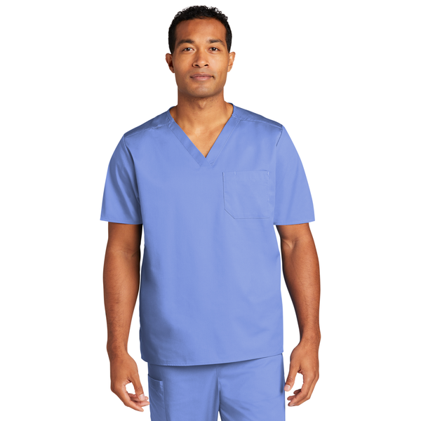 Wink® WorkFlex™ Chest Pocket V-Neck Unisex Top