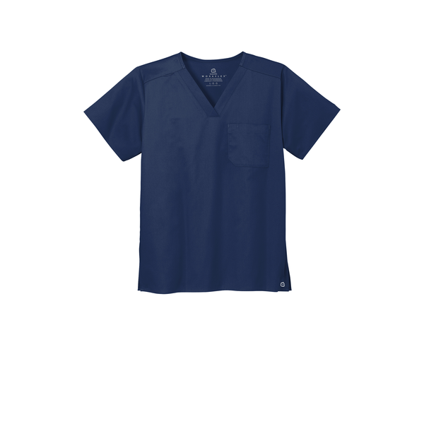 Wink® WorkFlex™ Chest Pocket V-Neck Unisex Top