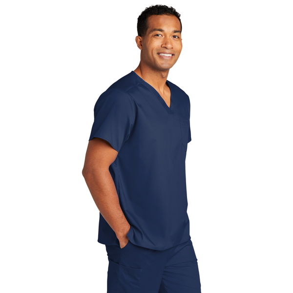 Wink® WorkFlex™ Chest Pocket V-Neck Unisex Top