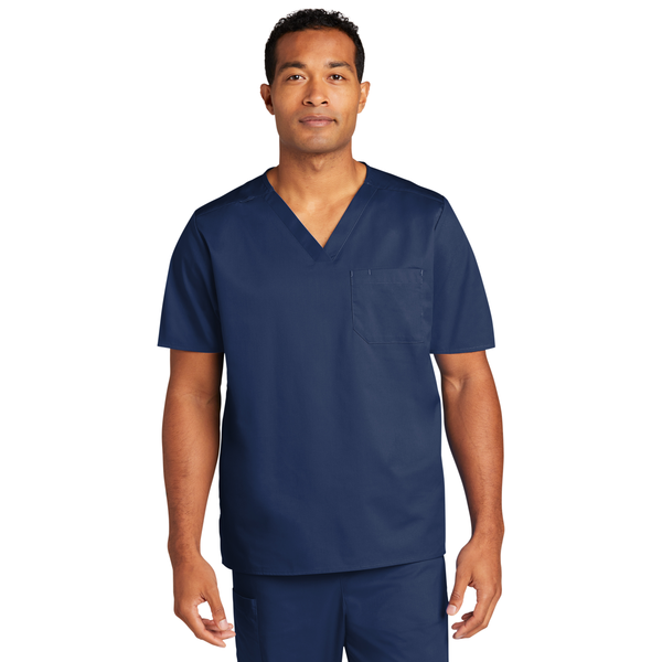 Wink® WorkFlex™ Chest Pocket V-Neck Unisex Top