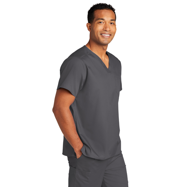 Wink® WorkFlex™ Chest Pocket V-Neck Unisex Top