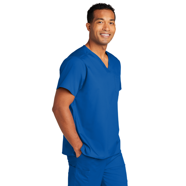 Wink® WorkFlex™ Chest Pocket V-Neck Unisex Top