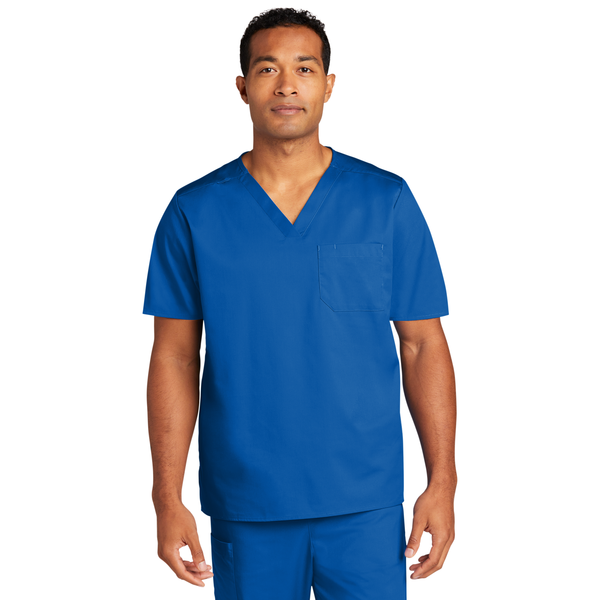 Wink® WorkFlex™ Chest Pocket V-Neck Unisex Top