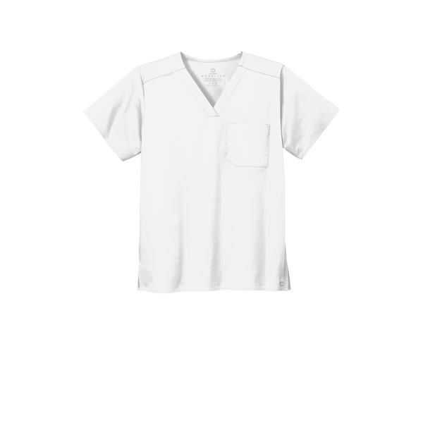 Wink® WorkFlex™ Chest Pocket V-Neck Unisex Top