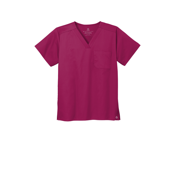Wink® WorkFlex™ Chest Pocket V-Neck Unisex Top