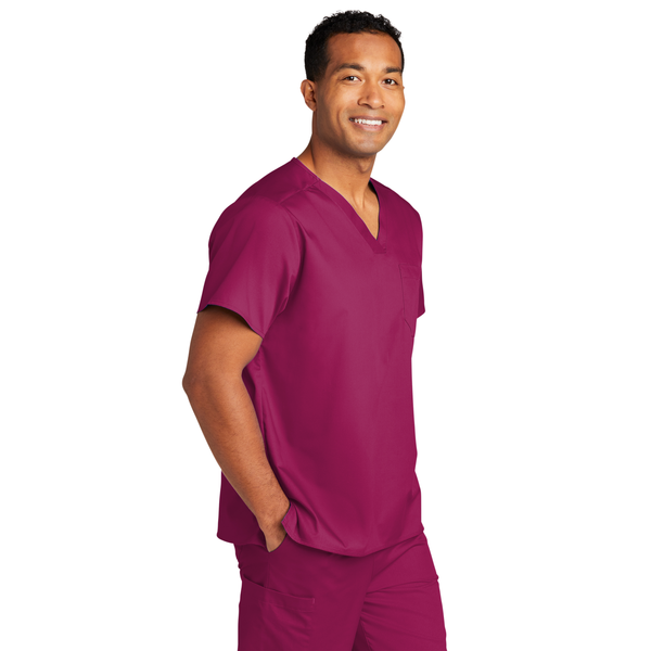 Wink® WorkFlex™ Chest Pocket V-Neck Unisex Top