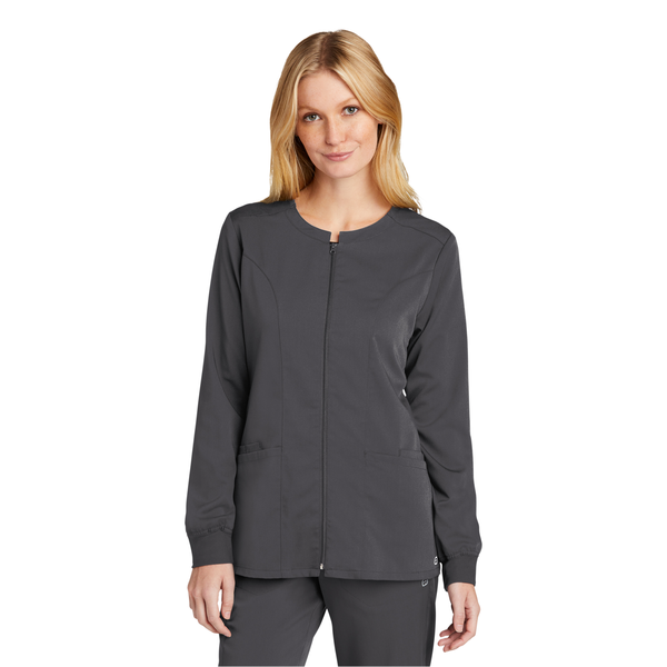 Wink® Premiere Flex™ Full Zip Ladies' Scrub Jacket