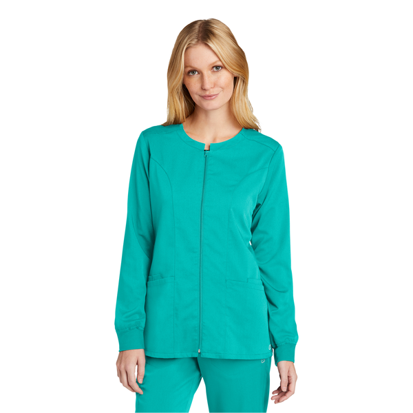 Wink® Premiere Flex™ Full Zip Ladies' Scrub Jacket