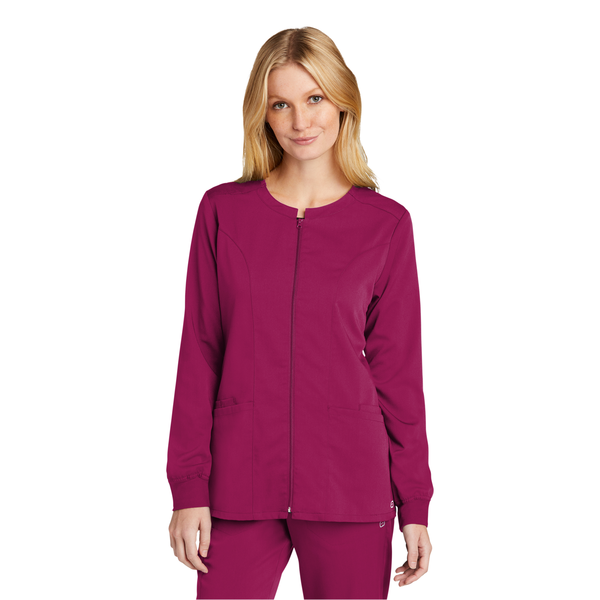 Wink® Premiere Flex™ Full Zip Ladies' Scrub Jacket