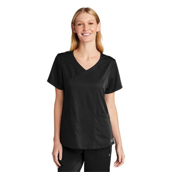 Wink® Premiere Flex™ Mock Wrap Ladies' Scrub Top