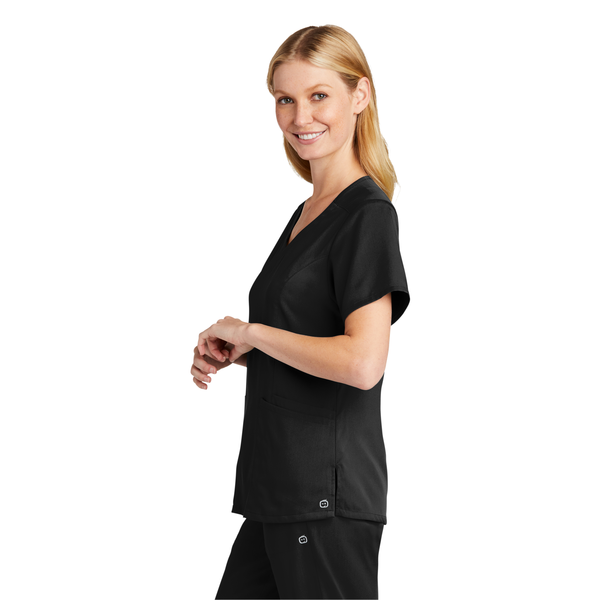 Wink® Premiere Flex™ Mock Wrap Ladies' Scrub Top