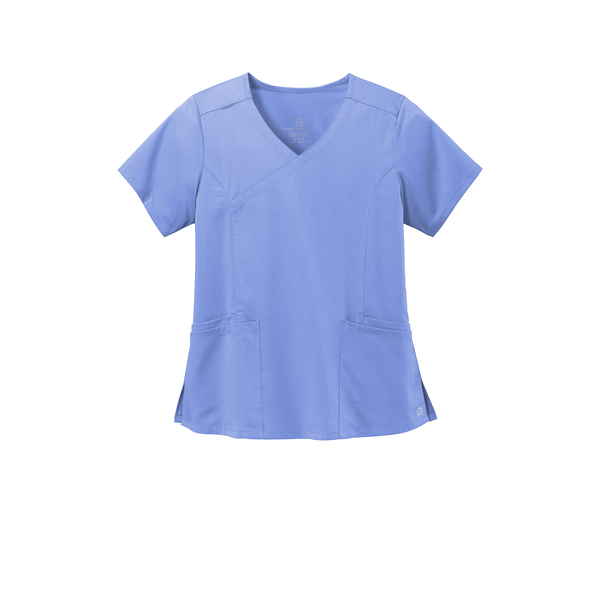 Wink® Premiere Flex™ Mock Wrap Ladies' Scrub Top