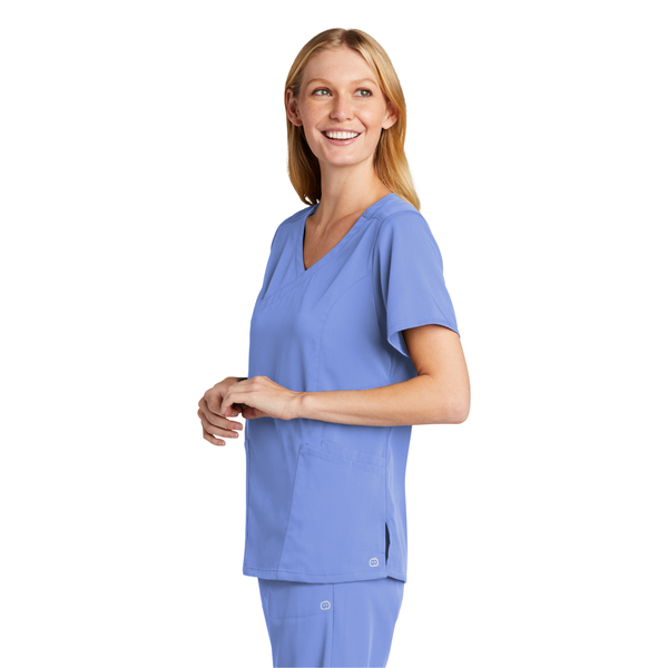 Wink® Premiere Flex™ Mock Wrap Ladies' Scrub Top