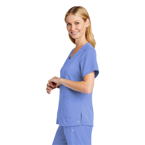 Wink® Premiere Flex™ Mock Wrap Ladies' Scrub Top