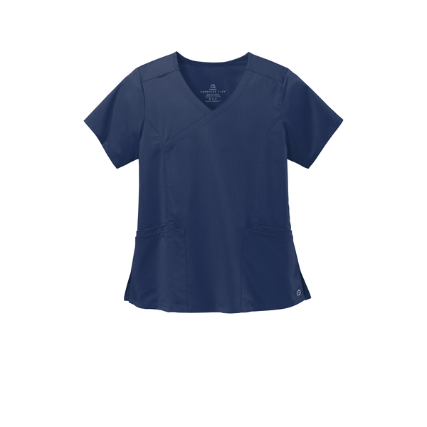 Wink® Premiere Flex™ Mock Wrap Ladies' Scrub Top