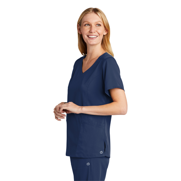Wink® Premiere Flex™ Mock Wrap Ladies' Scrub Top