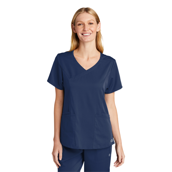 Wink® Premiere Flex™ Mock Wrap Ladies' Scrub Top