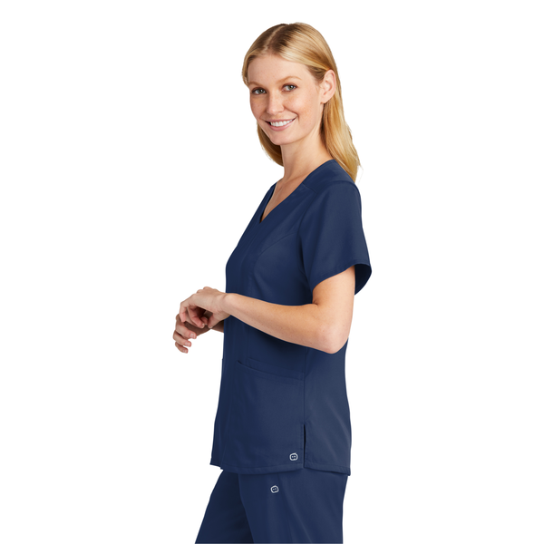 Wink® Premiere Flex™ Mock Wrap Ladies' Scrub Top