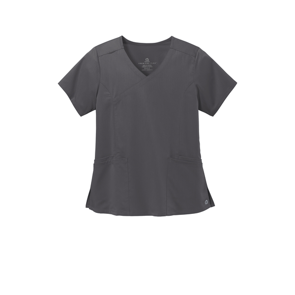 Wink® Premiere Flex™ Mock Wrap Ladies' Scrub Top
