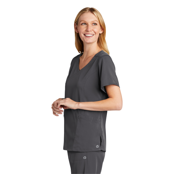 Wink® Premiere Flex™ Mock Wrap Ladies' Scrub Top