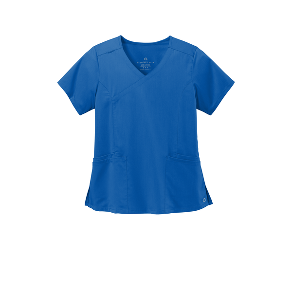 Wink® Premiere Flex™ Mock Wrap Ladies' Scrub Top