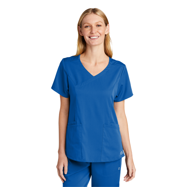 Wink® Premiere Flex™ Mock Wrap Ladies' Scrub Top