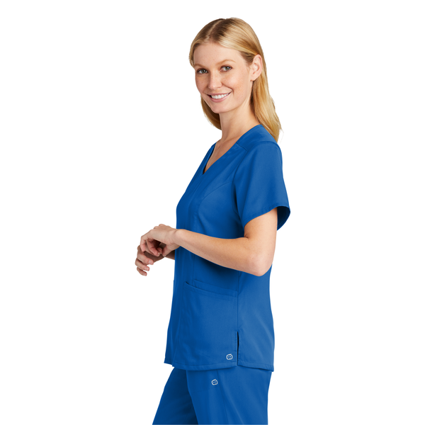 Wink® Premiere Flex™ Mock Wrap Ladies' Scrub Top
