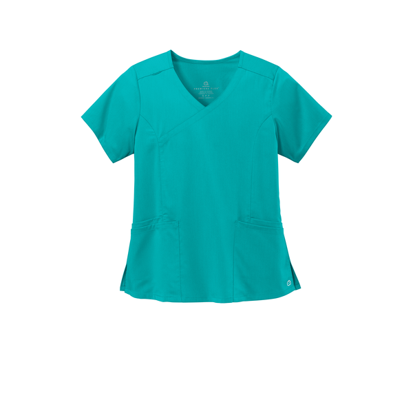 Wink® Premiere Flex™ Mock Wrap Ladies' Scrub Top