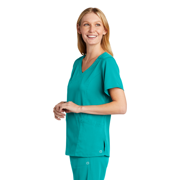 Wink® Premiere Flex™ Mock Wrap Ladies' Scrub Top