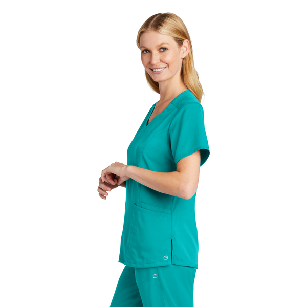 Wink® Premiere Flex™ Mock Wrap Ladies' Scrub Top