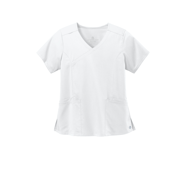 Wink® Premiere Flex™ Mock Wrap Ladies' Scrub Top