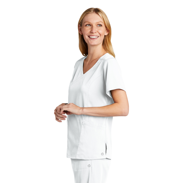 Wink® Premiere Flex™ Mock Wrap Ladies' Scrub Top