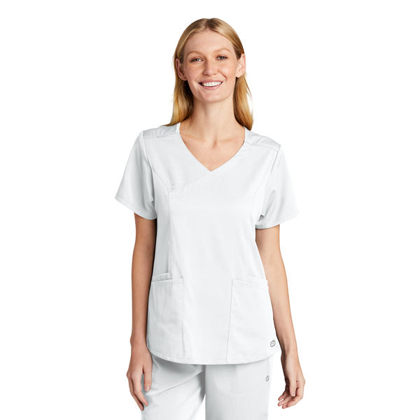 Wink® Premiere Flex™ Mock Wrap Ladies' Scrub Top