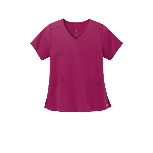 Wink® Premiere Flex™ Mock Wrap Ladies' Scrub Top