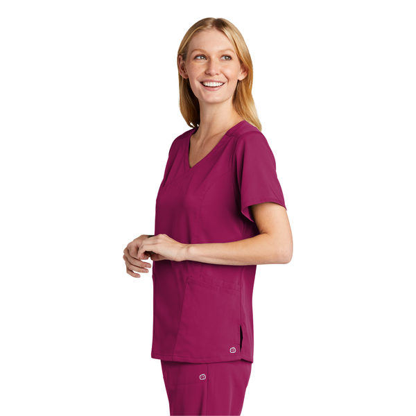 Wink® Premiere Flex™ Mock Wrap Ladies' Scrub Top