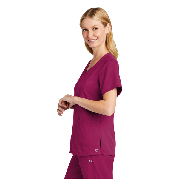 Wink® Premiere Flex™ Mock Wrap Ladies' Scrub Top