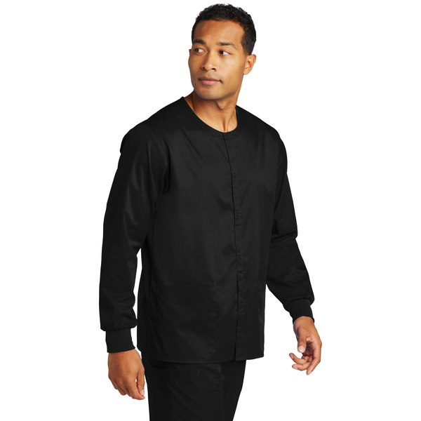 Wink® WorkFlex™ Snap-Front Unisex Scrub Jacket