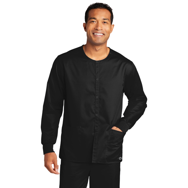 Wink® WorkFlex™ Snap-Front Unisex Scrub Jacket