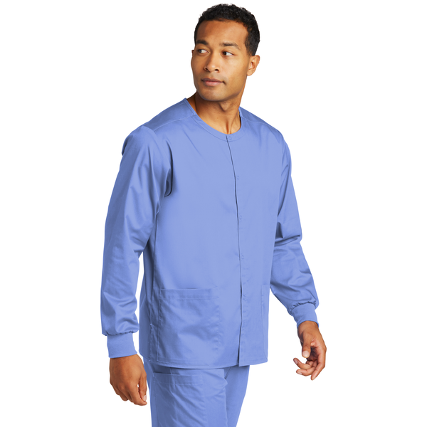 Wink® WorkFlex™ Snap-Front Unisex Scrub Jacket