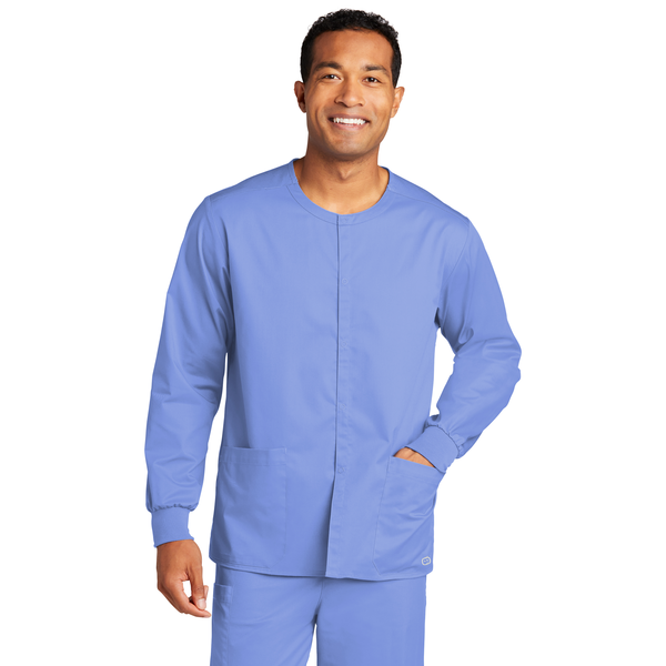 Wink® WorkFlex™ Snap-Front Unisex Scrub Jacket