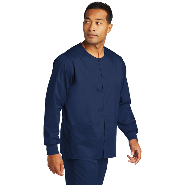 Wink® WorkFlex™ Snap-Front Unisex Scrub Jacket