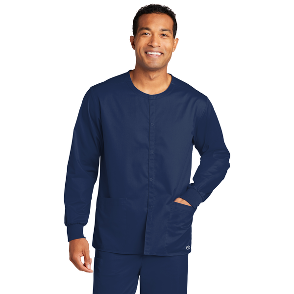 Wink® WorkFlex™ Snap-Front Unisex Scrub Jacket