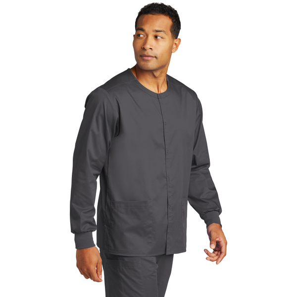 Wink® WorkFlex™ Snap-Front Unisex Scrub Jacket