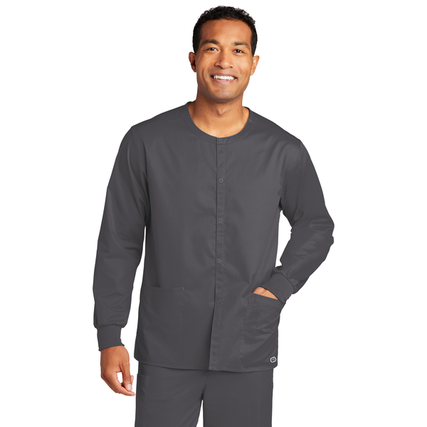 Wink® WorkFlex™ Snap-Front Unisex Scrub Jacket
